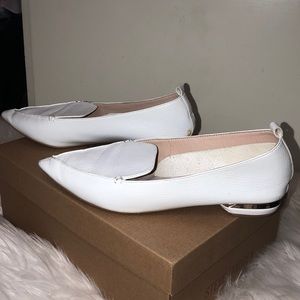 Nicholas Kirkwood Vero Cuoio white loafers